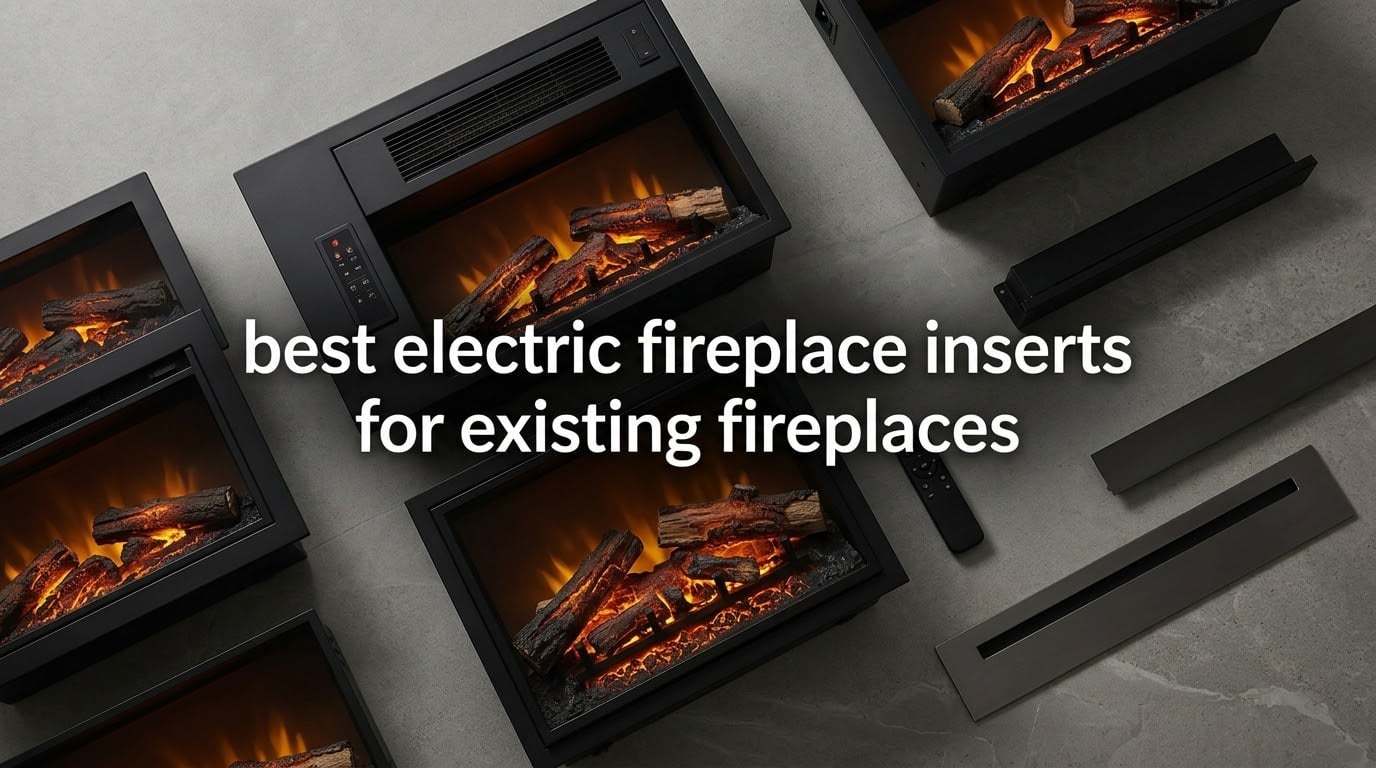 best electric fireplace inserts for existing fireplaces