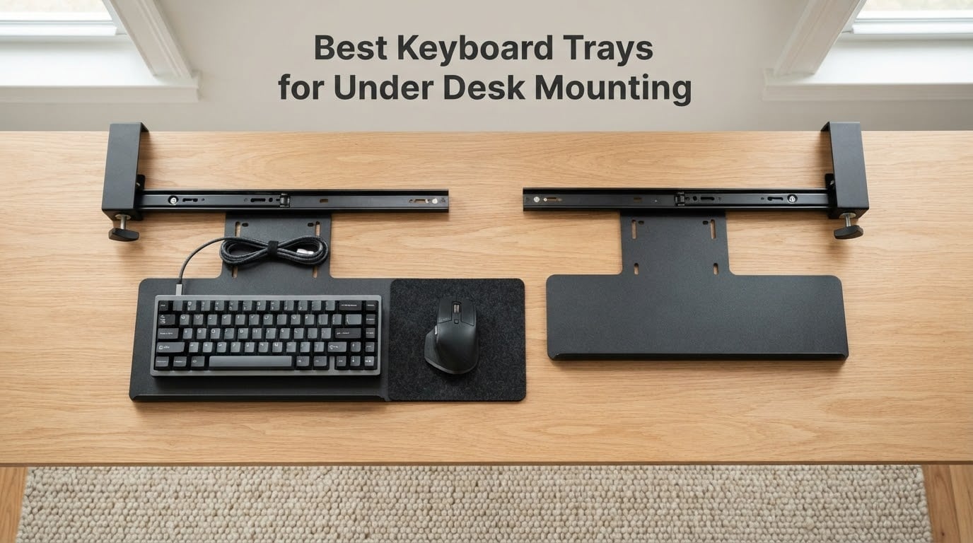 Best Keyboard Trays for Under Desk Mounting