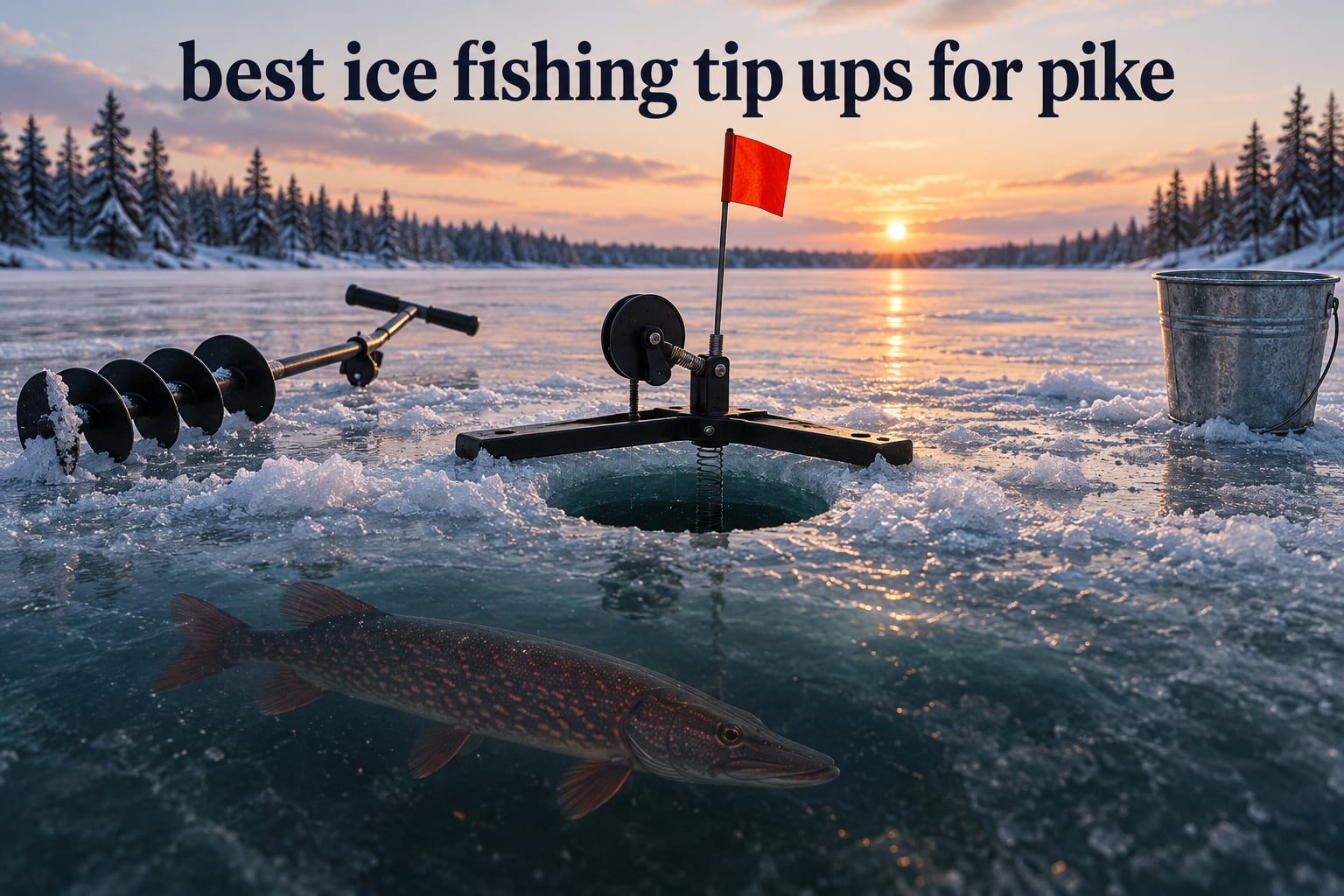best ice fishing tip ups for pike