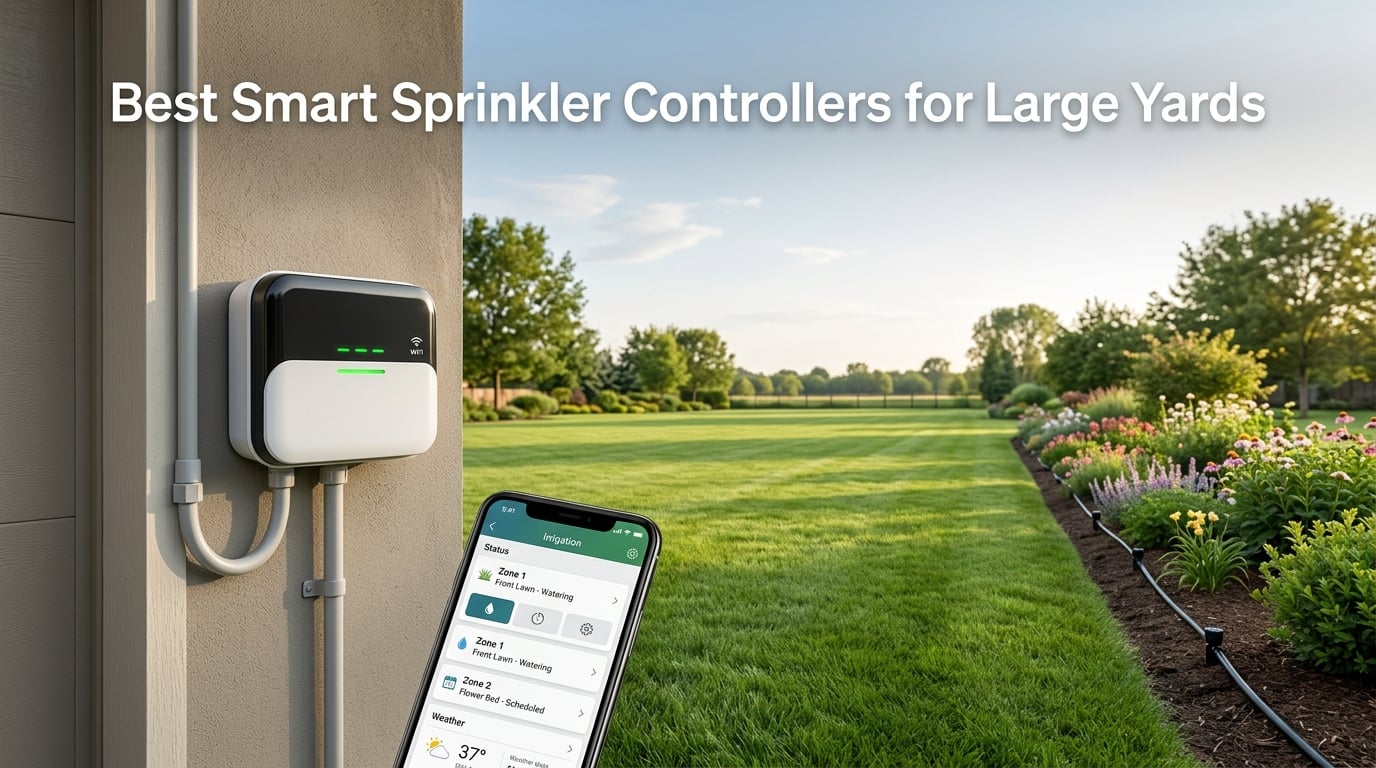 Best Smart Sprinkler Controllers for Large Yards