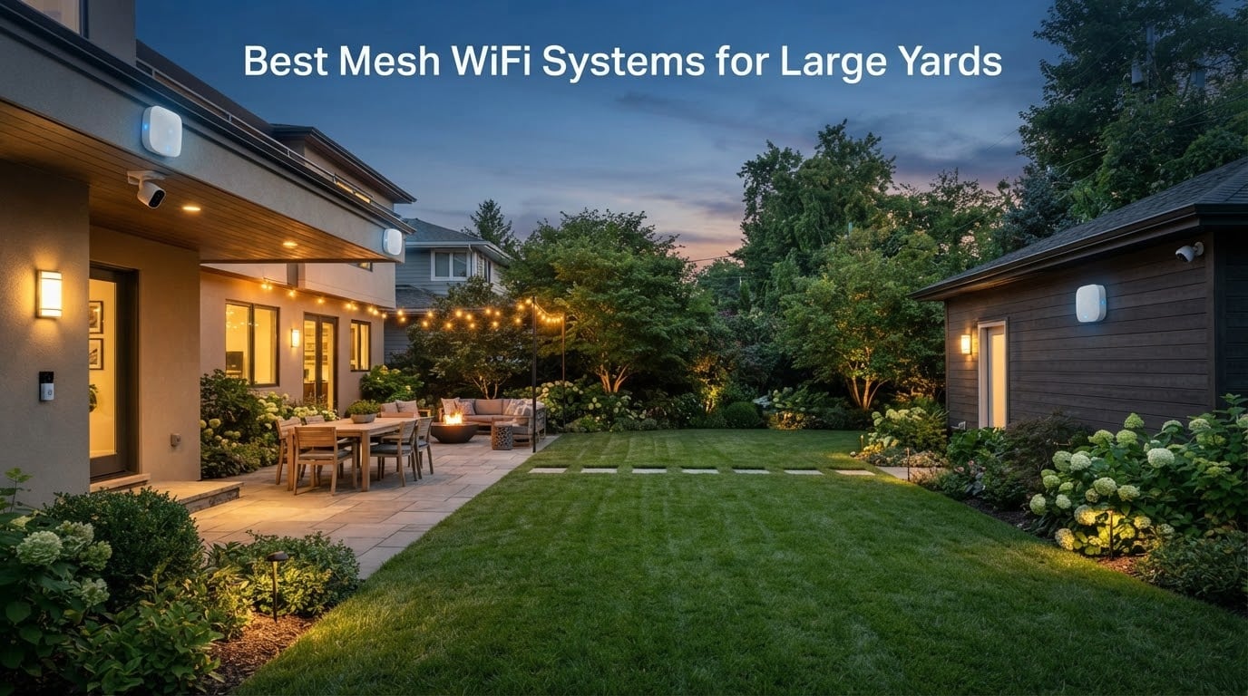 Best Mesh WiFi Systems for Large Yards